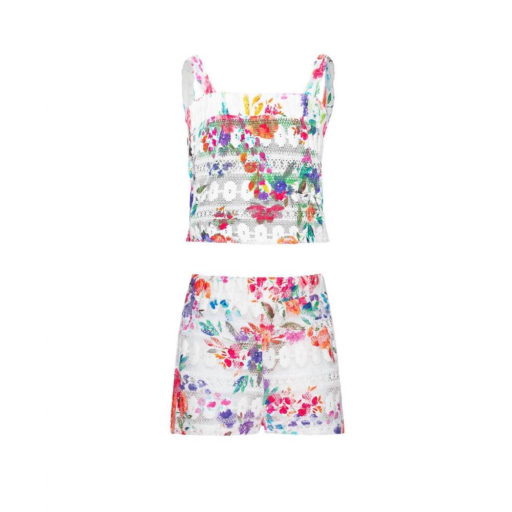NEW PILY Q girl's lainey lace set in florencia
